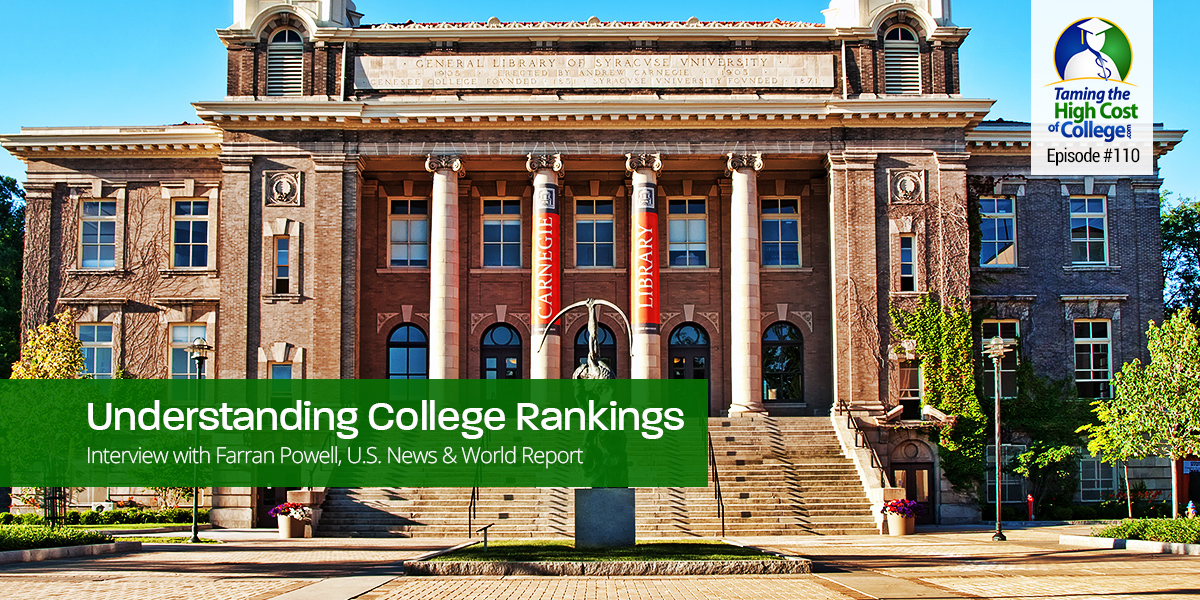 Thcc110 Understanding College Rankings Interview With Thcc110 Understanding College Rankings Interview With